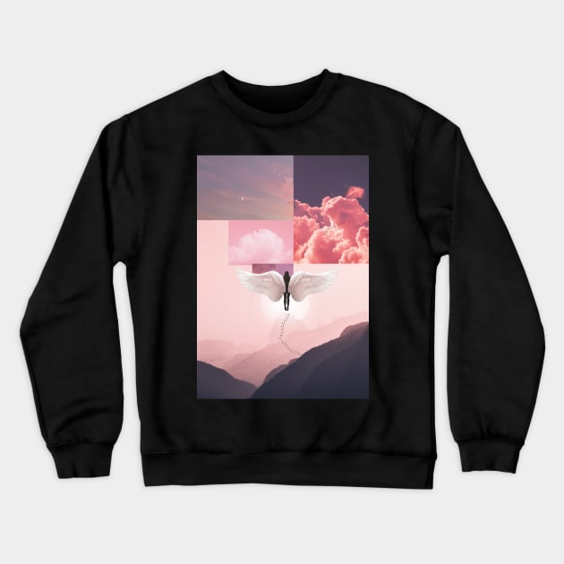 I'm an Angel Crewneck Sweatshirt by ManifestYDream